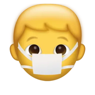 👦 0f8b23bb Emoji, Masker, Kesehatan, Coronavirus, Covid-19 telegram sticker