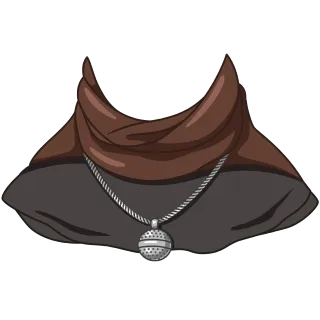 🎭 91eb5c6b Kleidung, Accessoire, Amulett, Umhang, Braun, Schal telegram sticker