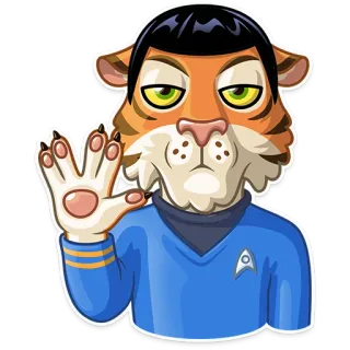 Cosmic Tiger telegram stickers