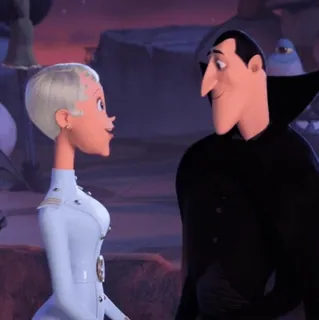 🧛‍♂ 103b2b69 Dracula Hotel Transylvania แวมไพร์, แอนิเมชัน, ตลก, โรงแรม, ตัวละคร telegram sticker