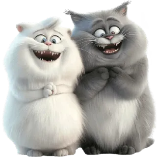 🤣 42b5280f Katze, Haustier, Tier, süß, flauschig, Kätzchen telegram sticker