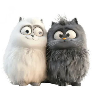 😛 d3191406 katzen, tiere, niedlich, haustiere, flauschig telegram sticker