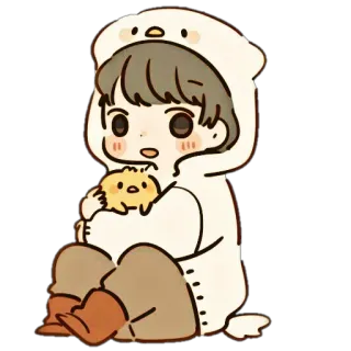 🎀 abf28066 贴纸, 动漫, Q版, 卡通, 可爱, 卡哇伊 telegram sticker