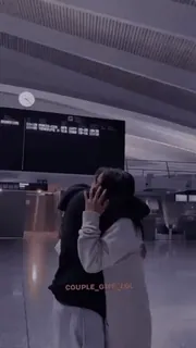 ❤️ ee2f1e2f COUPLE_GOALS_ZBL couple, goals, airport, hug telegram sticker