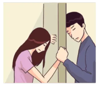 😕 9ad41dfa buồn, cặp đôi, mối quan hệ, chia tay, khó chịu, hoạt hình, anime, tình yêu telegram sticker