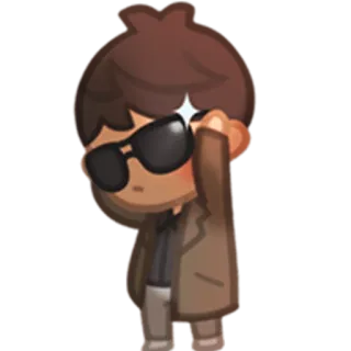 😎 43ba3d8c Desenho animado, Óculos de sol, Personagem, Legal, Estilo telegram sticker