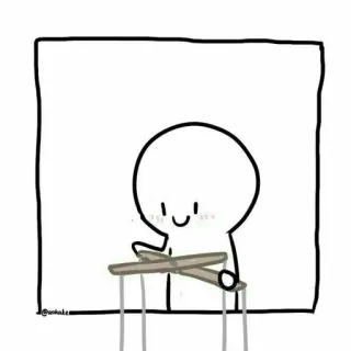 😂 a334df5f 卡通, 人物, 火柴人, 插图, 绘画 telegram sticker