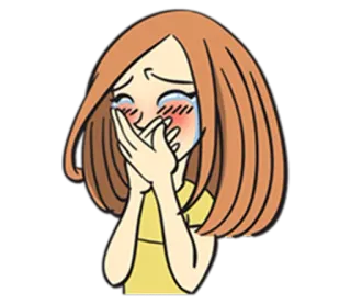 😭 a24fb7c3 crying, sad, tears, emotional, upset, cartoon, woman telegram sticker
