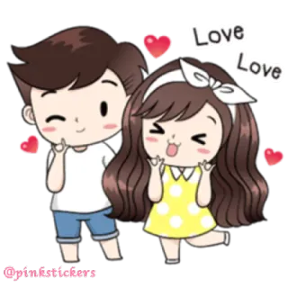 ❤️ 328a0fcc Love
Love cartoon, love, couple, relationship, hearts, cute, romance whatsapp sticker