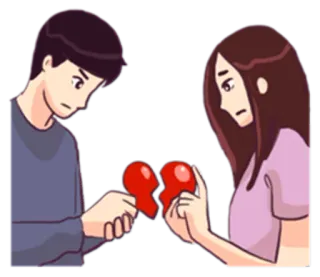 💔 544134b3 อกหัก, เศร้า, คู่รัก, ความสัมพันธ์, ความรัก, หัวใจสลาย telegram sticker
