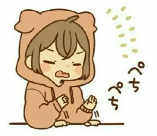 😖 6aee562a ぷ Anime, Kreskówka, Uroczy, Dziewczyna, Zły telegram sticker