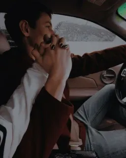 💖 609f7a74 menyetir, mobil, hubungan, bergandengan tangan, cinta whatsapp sticker