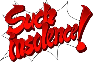 😡 e9d5832f Such Insolence! оскорбление, фраза, мультфильм, комикс, выражение telegram sticker