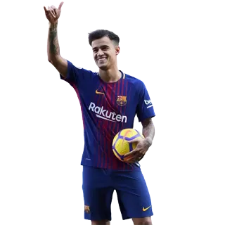 🤙 d325ccfc Philippe Coutinho サッカー, フットボール, アスリート, スポーツ, 選手, コウチーニョ, いいね telegram sticker