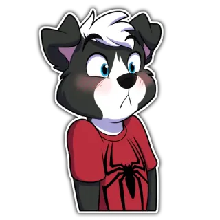 Cova Pup telegram stickers