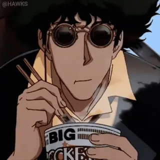 Spike Spiegel telegram stickers