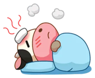 Momo Cow telegram stickers
