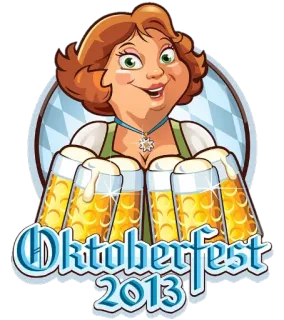 🍻 08bf1589 Oktoberfest 2013 옥토버페스트, 맥주, 축제, 독일, 축하 telegram sticker