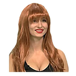 😀 b0106c09 woman, portrait, red hair, smile, beauty telegram sticker
