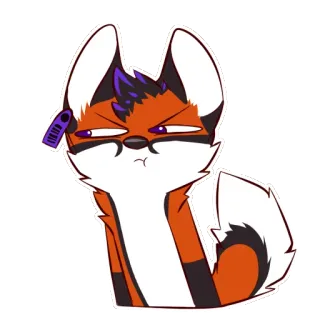 🌈 bb5d9429 여우, 의인화, 퍼리, 스티커, 만화, 동물 telegram sticker