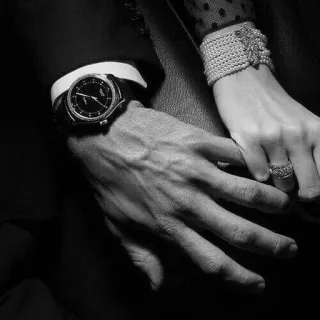 🕳 a17b1c65 手表, 珠宝, 手, 优雅, 单色 telegram sticker