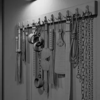 🕳 a56114ea BDSM, 捆绑, 恋物, 装备, 链条, 绳索, 拍打, 工具 telegram sticker