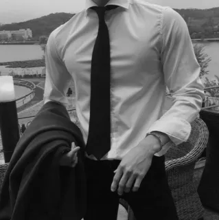 🕳 fc2d54cd 男士, 领带, 衬衫, 西装, 正式, 时尚, 风格 telegram sticker