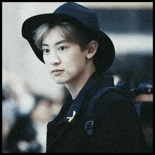 🗞 fd699c6d мужчина, шляпа, человек, мужской, корейский, K-pop whatsapp sticker