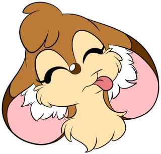 😝 4cc2e888 Kreskówka, Zwierzę, Uroczy, Śmieszny, Język telegram sticker
