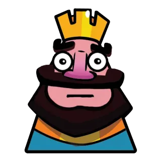 😳 3dfd2668 king, cartoon, crown, character, royalty telegram sticker