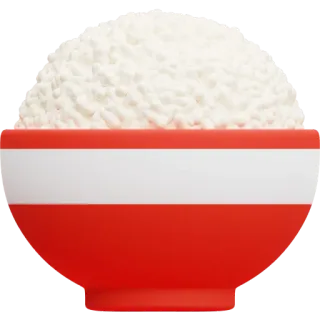 🍚 ea791fea bowl, rice, food, grain, cereal telegram sticker