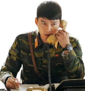 👂 0a82a052 soldado, militar, exército, uniforme, homem, oficial, telefone telegram sticker