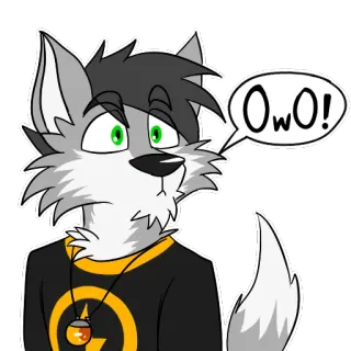 Crash Wolfer by Ligoni-EXE whatsapp stickers