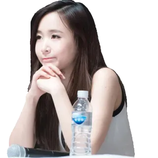 😶 fac700b4 donna, asiatica, ragazza, coreana, cantante, ritratto whatsapp sticker