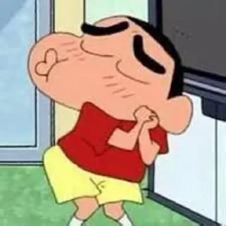 😚 557ac915 Shin-chan Crayon Shin-chan cartoon, anime, shin-chan, funny, character telegram sticker
