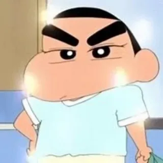😉 8102293c Shin-chan Nohara Crayon Shin-chan anime, cartoon, shin-chan, funny, comedy telegram sticker