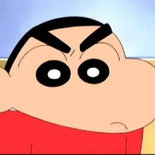 😠 bcf9e4fb Shin-chan Crayon Shin-chan anime, manga, cartoon, shinchan, expression telegram sticker