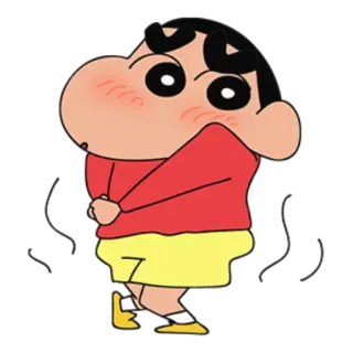 Crayon Shin-chan @stickerscar whatsapp stickers