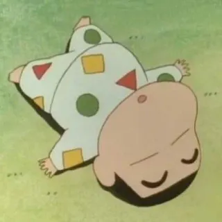 😴 188b0866 Shin-chan Crayon Shin-chan Anime, Cartoni animati, Dormire, Pigiama, Shin-chan, Crayon Shin-chan telegram sticker