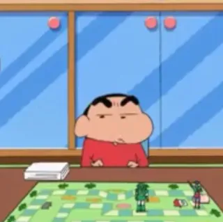 😒 39fa9bf7 Shin-chan Crayon Shin-chan Anime, Cartone animato, Personaggio, Gioco da tavolo telegram sticker
