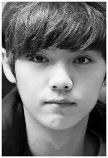 🖤 a4678b39 person, portrait, face, man, male, black and white telegram sticker