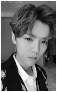 🖤 f718555e person, black and white, portrait, man, monochrome telegram sticker