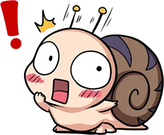 Crazy Snail @stickersb2b telegram stickers