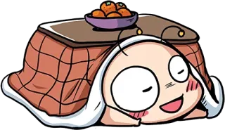 🐌 5c48fa4e Мультфильм, Милый, Стол, Персонаж, Каваий telegram sticker