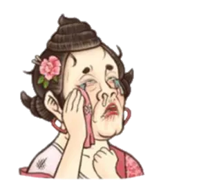 😰 2a96c95a ร้องไห้, เศร้า, ผู้หญิง, อารมณ์, เสียใจ, น้ำตา, ร้องไห้ telegram sticker