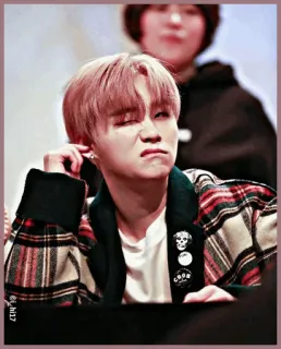 〰 6301f459 personne, homme, carreau, expression faciale, décontracté whatsapp sticker