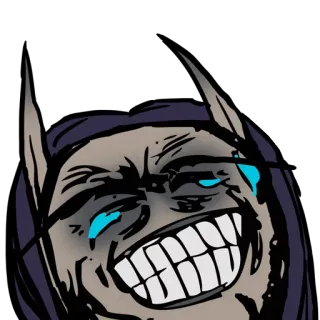 CrazyElfLady telegram stickers