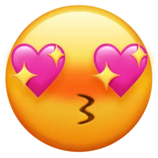 😍 d8efcf9c Emoji, Amore, Cuore, Bacio telegram sticker