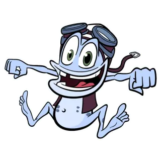 🤪 97cd9b66 Crazy Frog Crazy Frog, Kreskówka, Postać, Piosenkarz, Maskotka whatsapp sticker