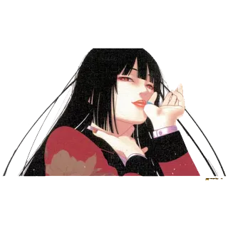 😆 ac20754c Yumeko Jabami Kakegurui Anime, Manga, Kakegurui, Yumeko Jabami, Gioco d'azzardo, Liceo, Ecchi whatsapp sticker